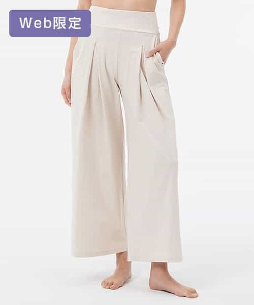 【SUKALA】タックワイドパンツ