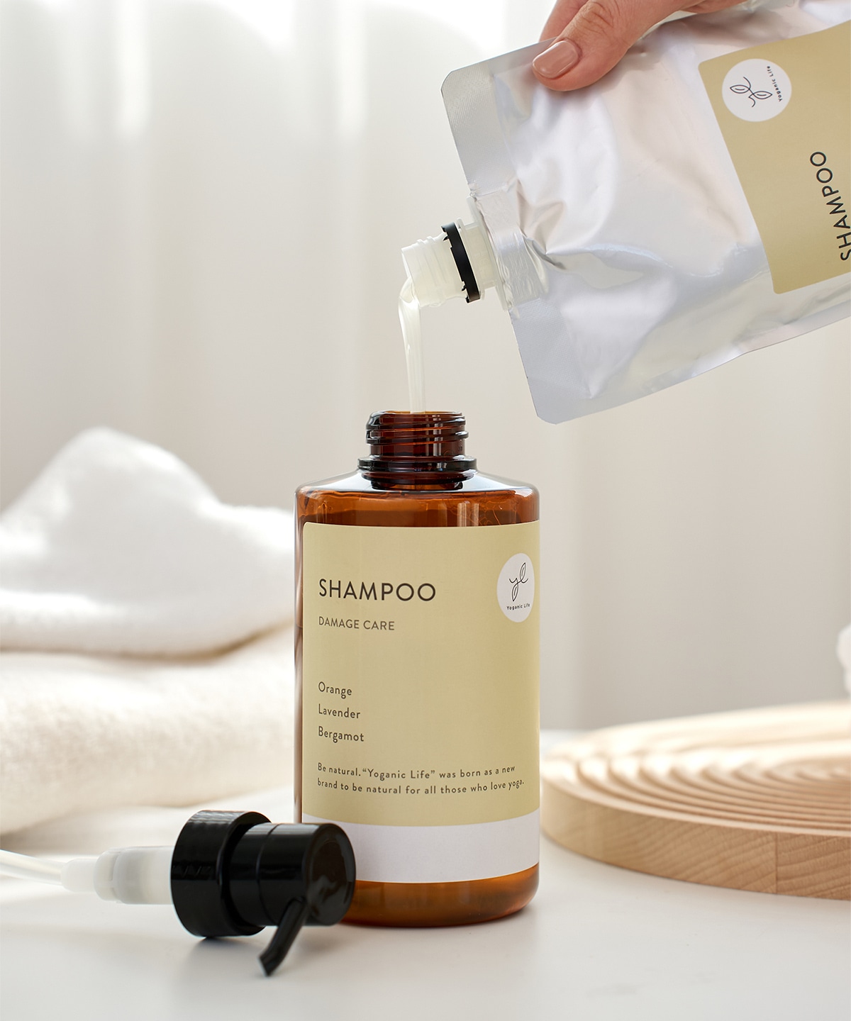 YoganicLifeシャンプー&コンディショナー セット シャンプーリンス Yoganic Life シャンプーコンディショナートリートメント3点
