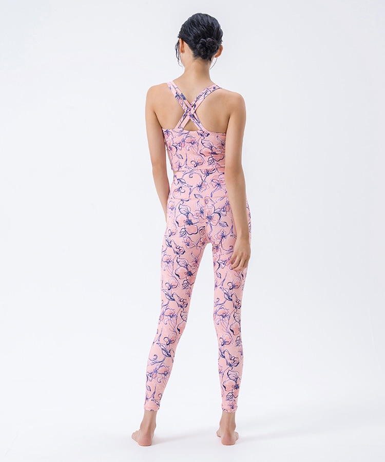 SUKALA】ラインフラワープリントブラトップ(S): ヨガウェアLAVA公式