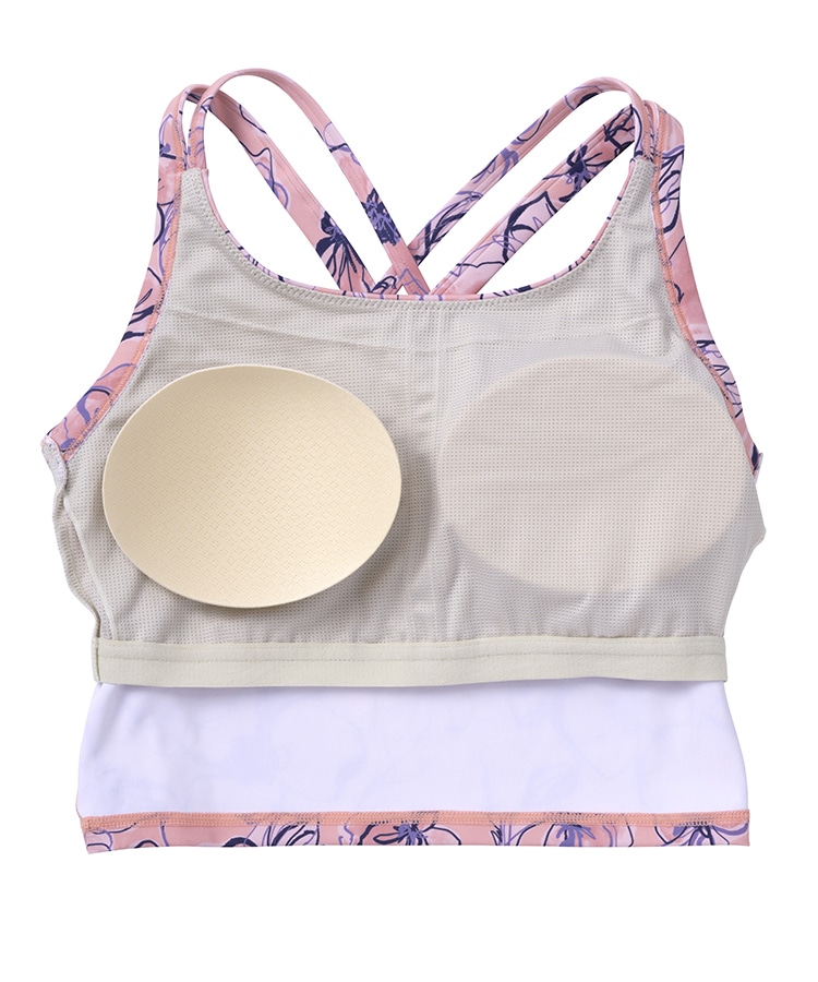 SUKALA】ラインフラワープリントブラトップ(S): ヨガウェアLAVA公式