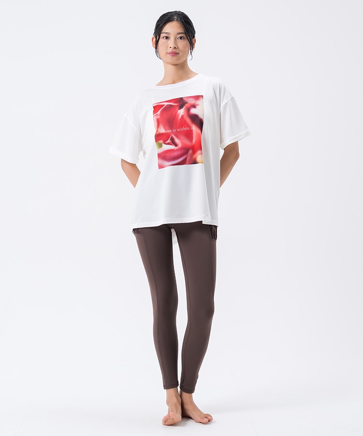 SUKALA】SUKALA×花盛友里コラボTee(Fサイズ Pink flower): ヨガウェア