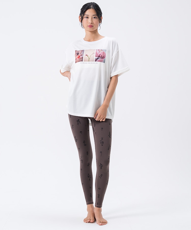 SUKALA】SUKALA×花盛友里コラボTee(Fサイズ Pink flower): ヨガウェア