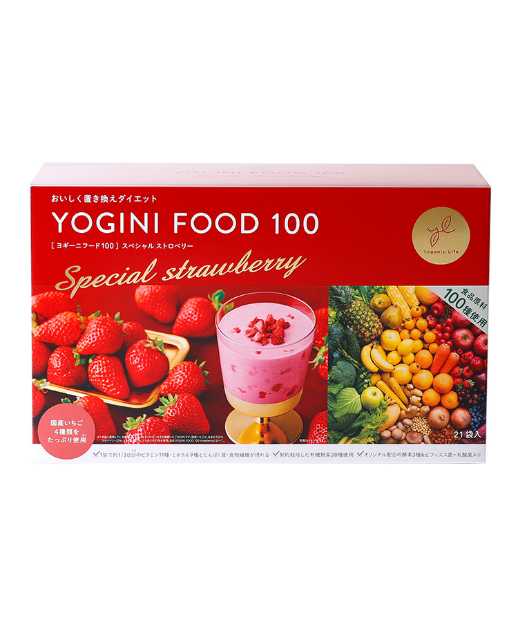 海外店舗 LAVAヨギーニフード100ストロベリー The Yogini Food 100
