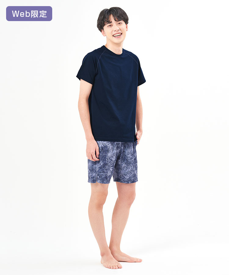 【SUKALA】メンズTシャツ＆ショートパンツセットアップ(M・L 