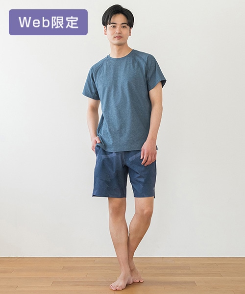 【SUKALA】メンズTシャツ＆プリントパンツセットアップ