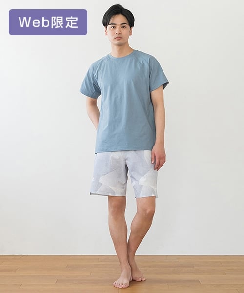 【SUKALA】メンズTシャツ＆プリントパンツセットアップ