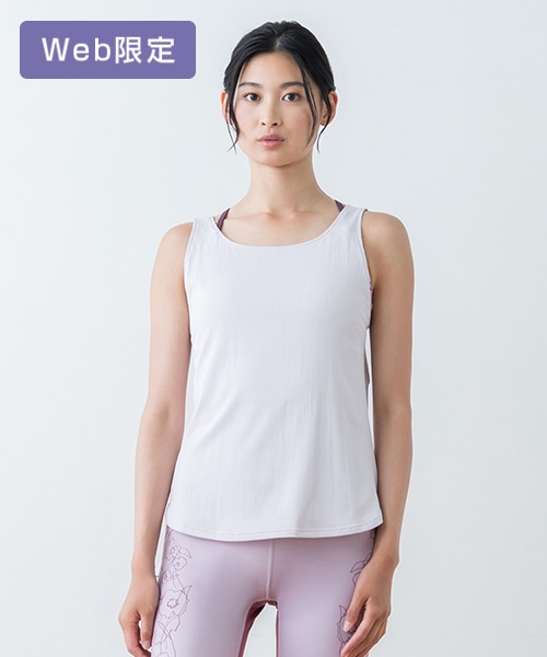 【SUKALA】ドローイングフラワーセパレートタンクトップ