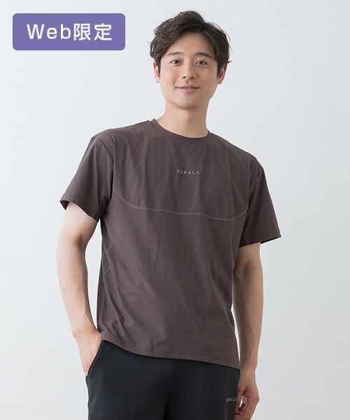 【SUKALA】メンズペーパーライクTee