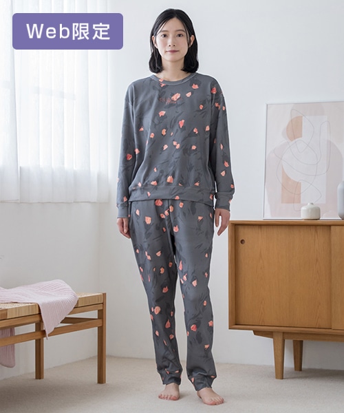 【SUKALA HOME】リラックスフィルセラカーマフラワーパジャマ