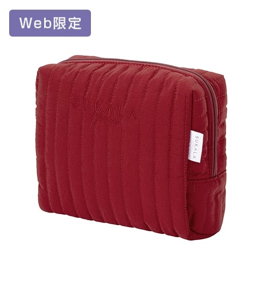 【SUKALA HOME】ストライプキルトポーチ
