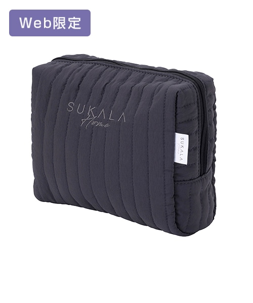 【SUKALA HOME】ストライプキルトポーチ