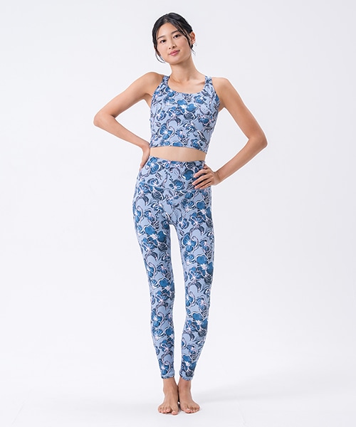 SUKALA】ラインフラワープリントレギンス(S): ヨガウェアLAVA公式