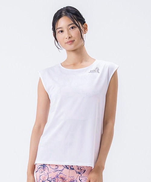 【SUKALA】バッククロスプリントTシャツ