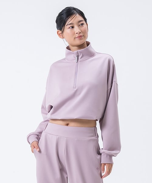 【SUKALA】エアコンフォートハーフジッププルオーバー