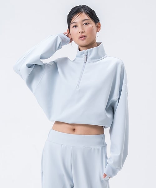 【SUKALA】エアコンフォートハーフジッププルオーバー