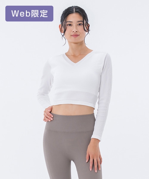 【SUKALA】カップ付きアイビーエンブレムロングスリーブ