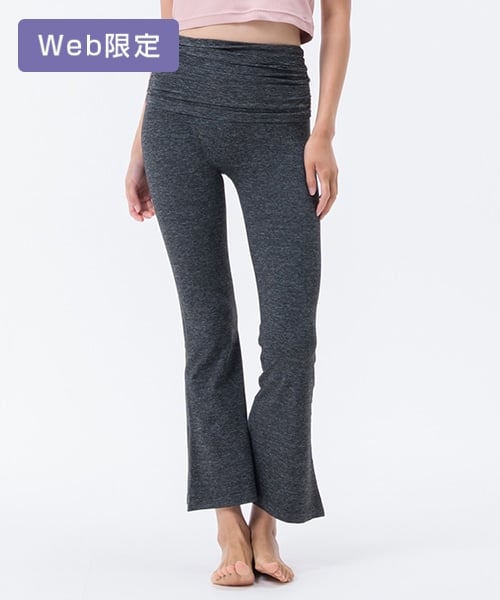 【SUKALA】ルーシュドウエストフレアレギンス