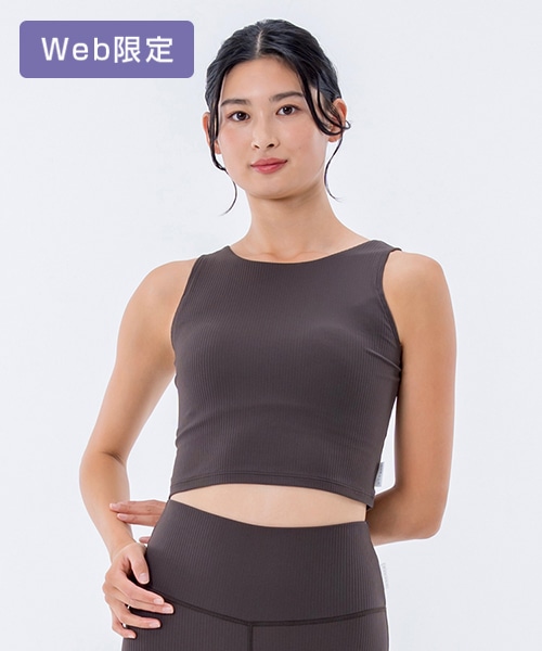 【SUKALA】ベーシックリブショートタンクトップ