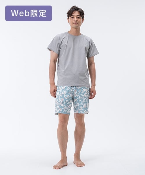 【SUKALA】メンズTシャツ＆プリントパンツセットアップ