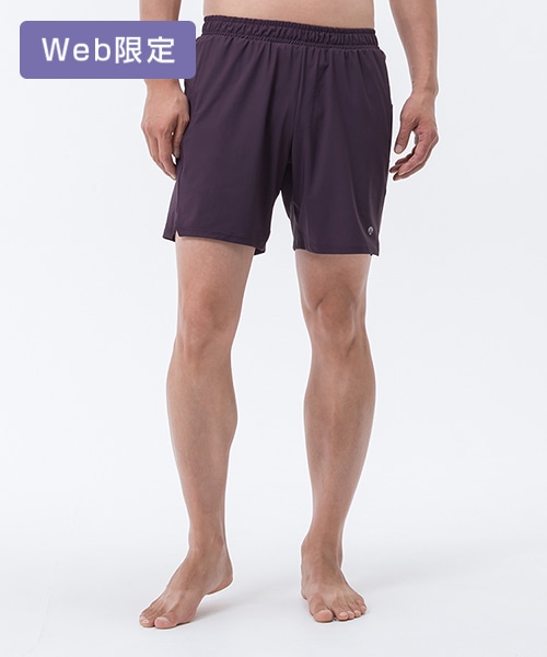 【SUKALA】メンズライナー付きショートパンツ