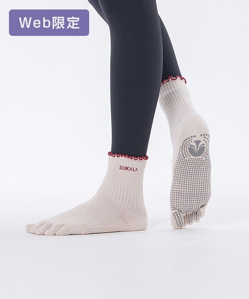 【SUKALA】メローステッチピラティスソックス