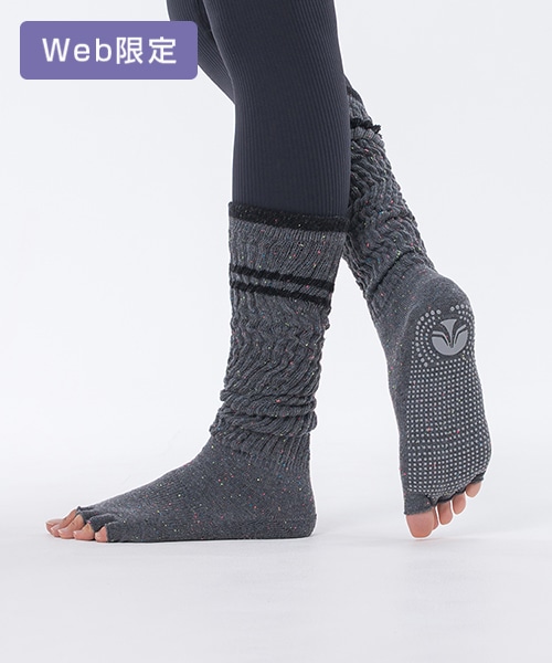 【SUKALA】ネップラインピラティスソックス