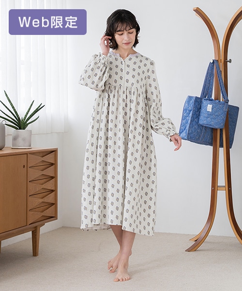 【SUKALA HOME】フルーレットプリントワンピース