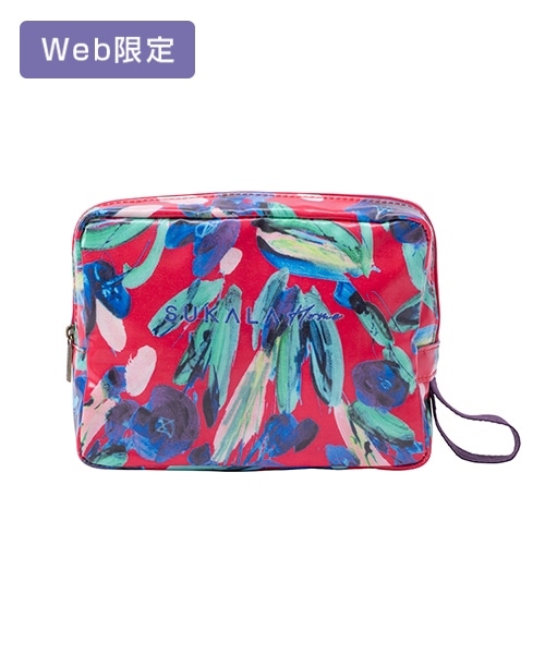 【SUKALA HOME】cadeauフラワーラミネートポーチ