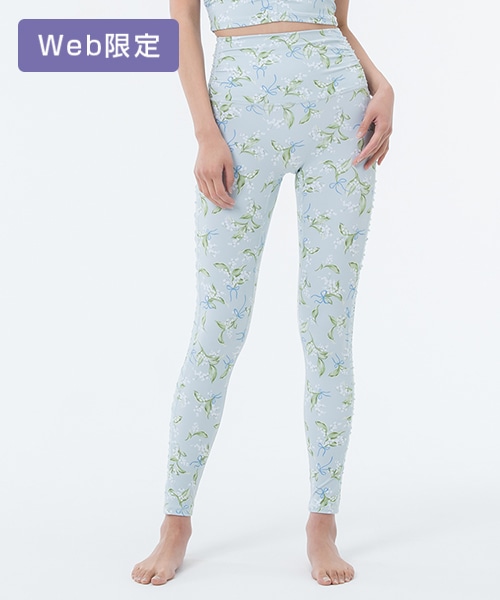 【SUKALA】スプリングフラワーギャザーレギンス