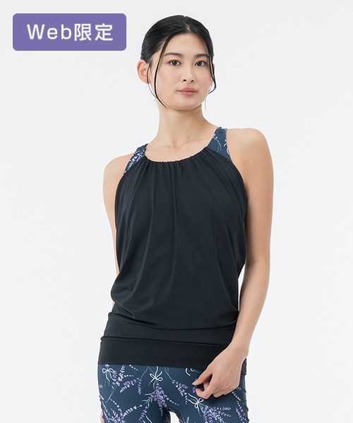 【SUKALA】スプリングフラワーギャザーキャミソール