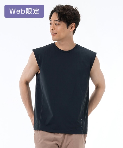 【SUKALA】メンズエアリーフローノースリーブ