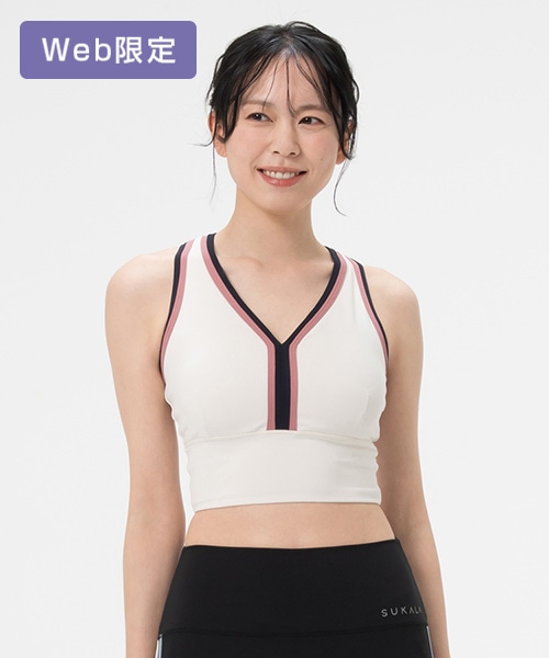 【SUKALA】ラインカラーブラトップ