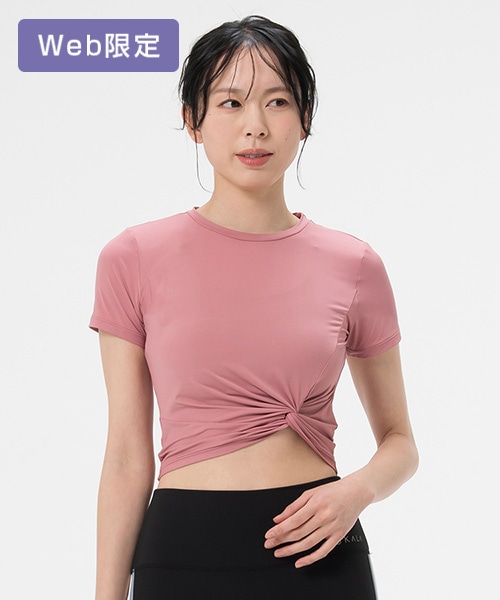 【SUKALA】ツイストクロップドTee