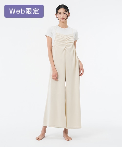 【SUKALA】エアースムースリラックスサロペット