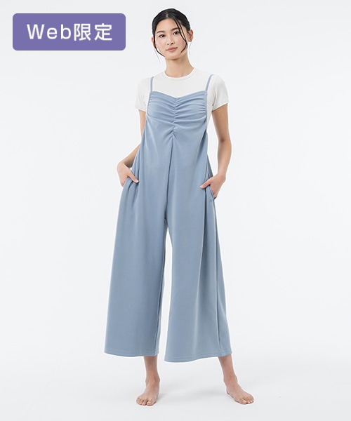 【SUKALA】エアースムースリラックスサロペット