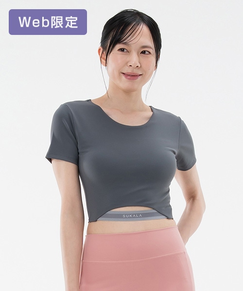 【SUKALA】カップ付きカーブアークTee