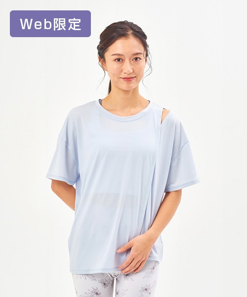 【SUKALA】ショルダースリットTシャツ