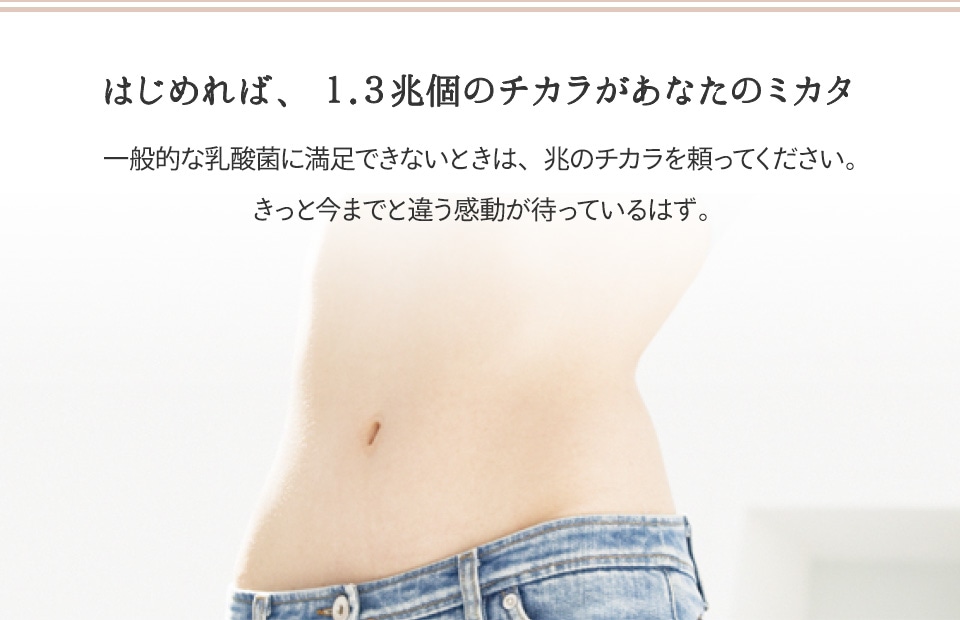 はじめれば、1.3兆個のチカラがあなたのミカタ