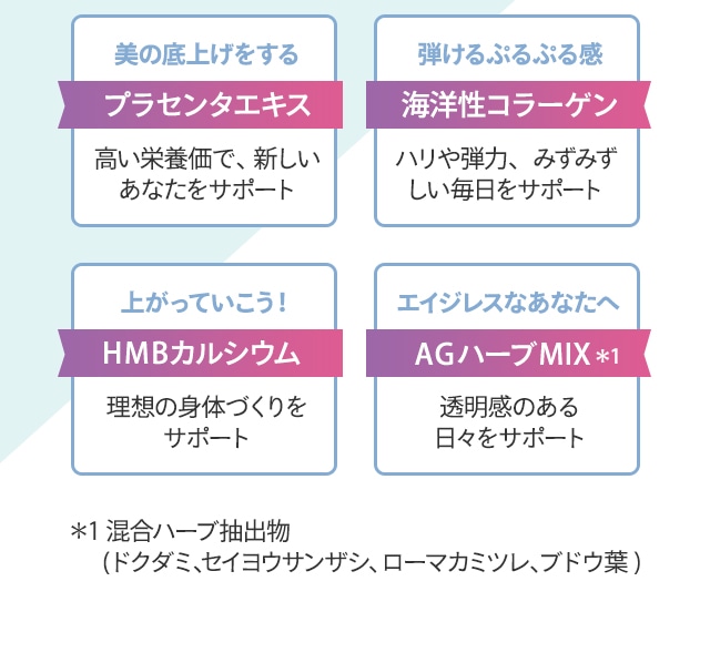 美の底上げをするプラセンタエキス