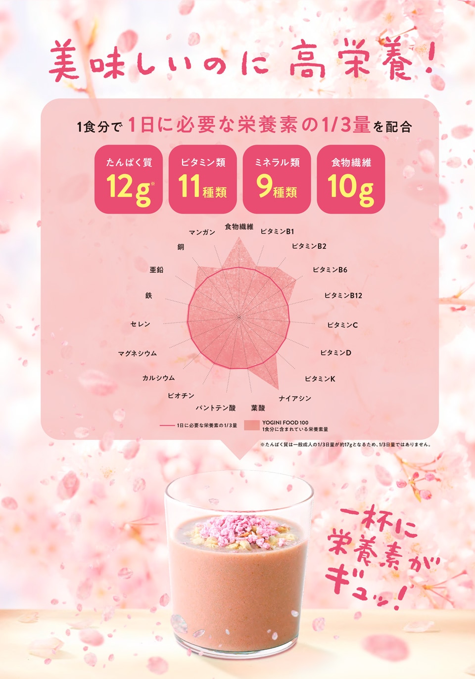 【残りわずか！】ヨギーニフード桜きなこ期間限定