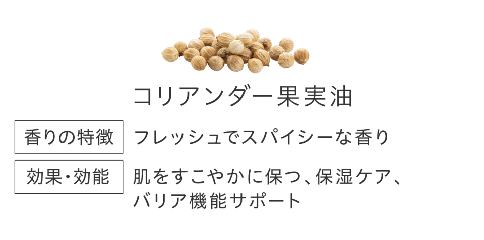 コリアンダー果実油