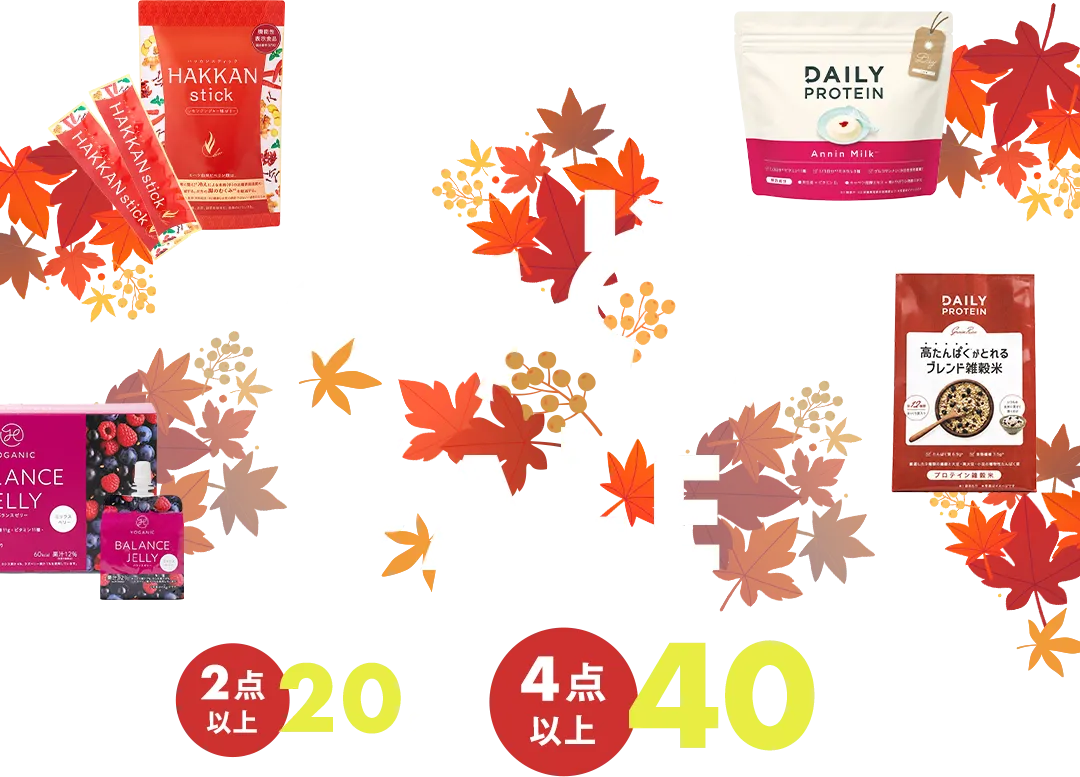 よりどりSALE 2点以上20%OFF 4点以上40%OFF